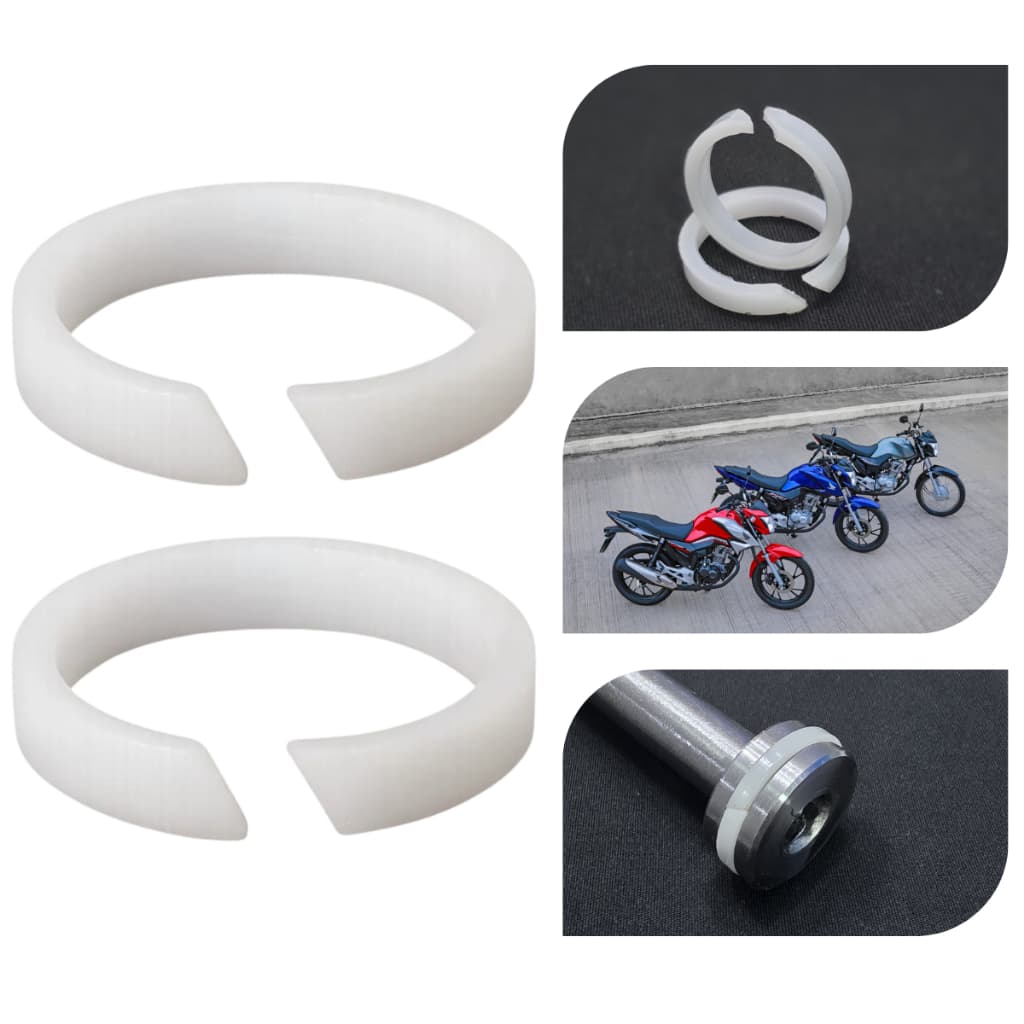 Anel Nylon Flauta Bengala Titan 150 160 Fan 150 160 Sport Garfo Moto Honda