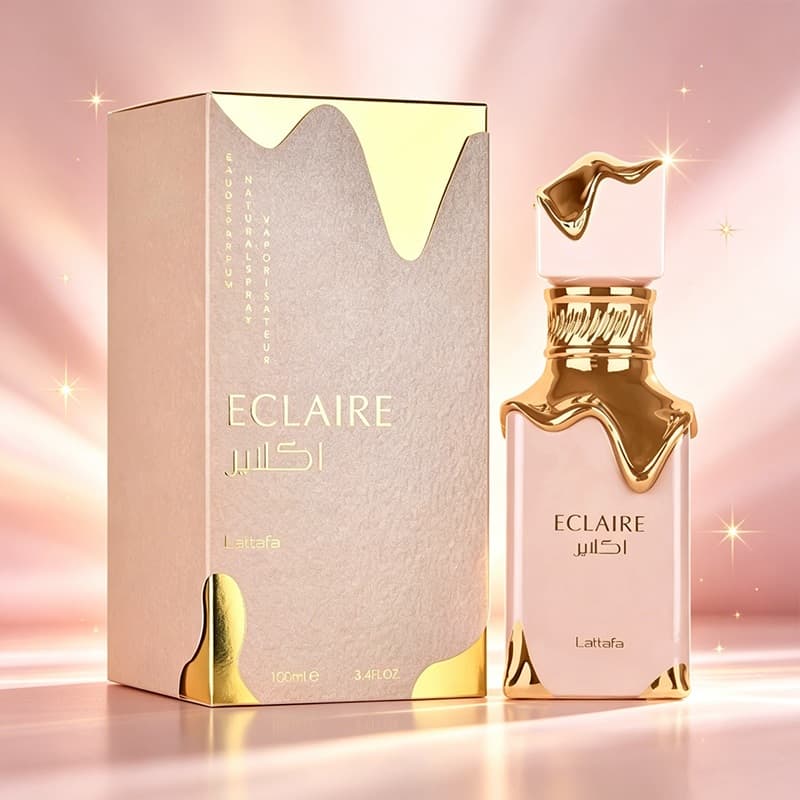 Perfume Eclaire Lattafa Feminino 100ml EDP Original doçura envolvente Perfume