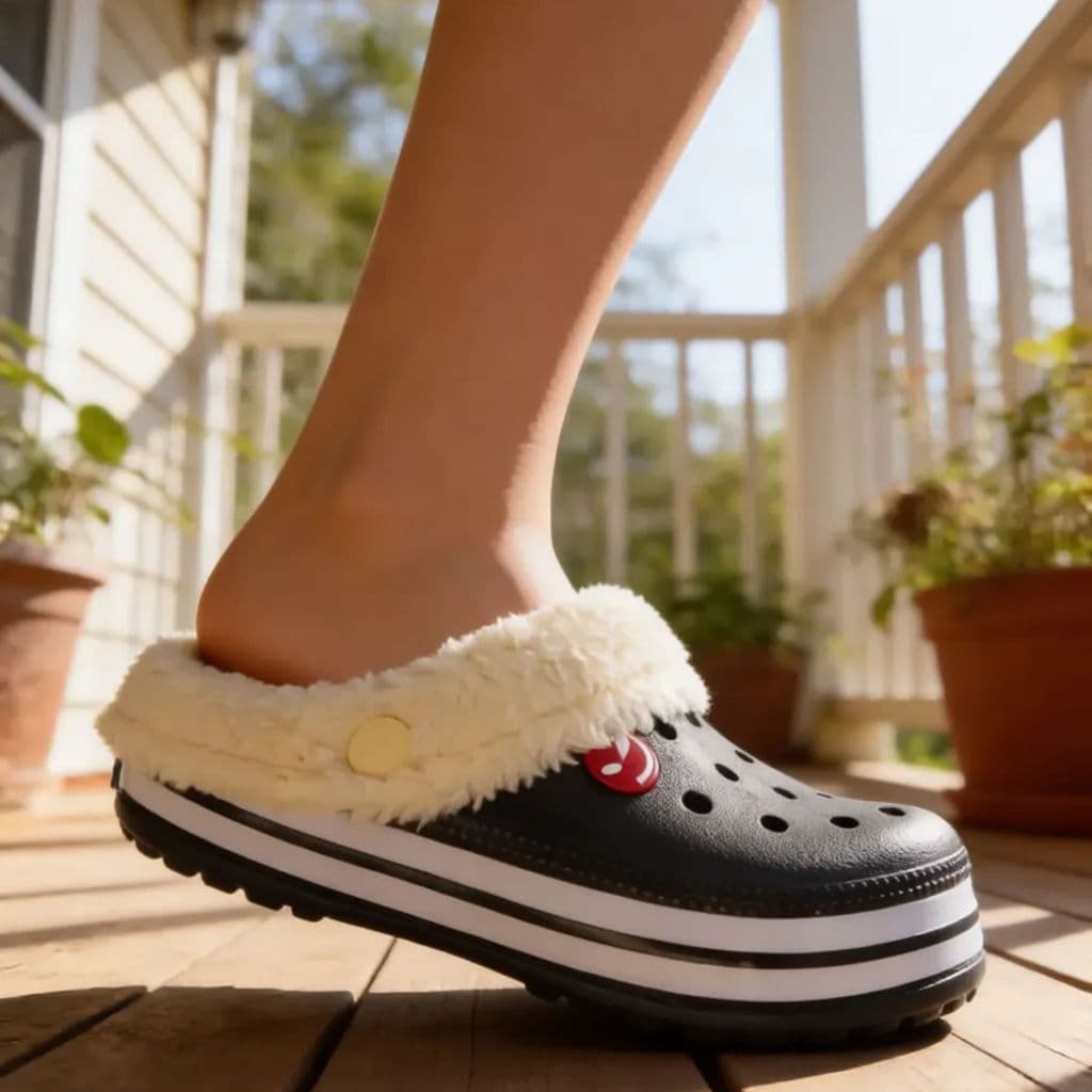 Babuche De Pelinho Infantil Pantufa Frio Lã Forro Quente Inverno Macio Antiderrapante 28 ao 33