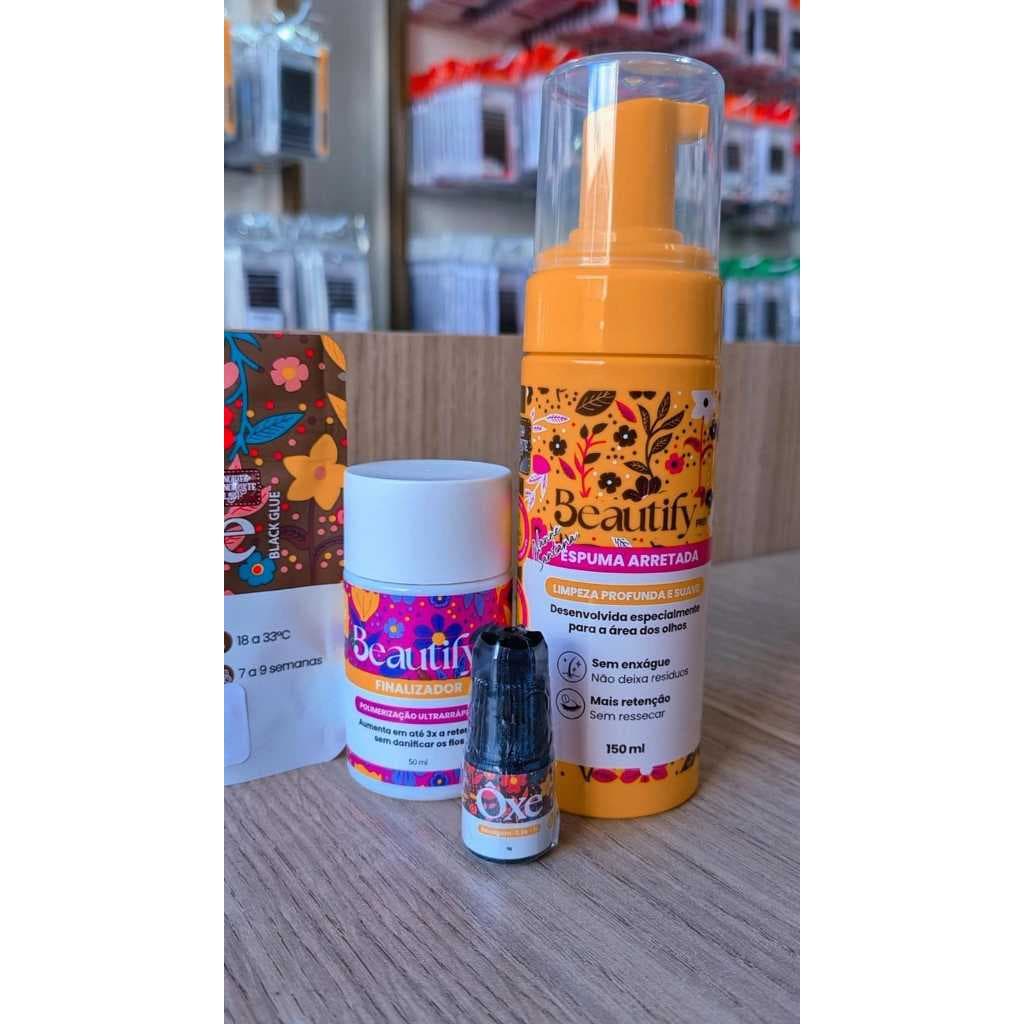 KIT OXE FINALIZADOR + OXE + ESPUMA BEAUTIFY