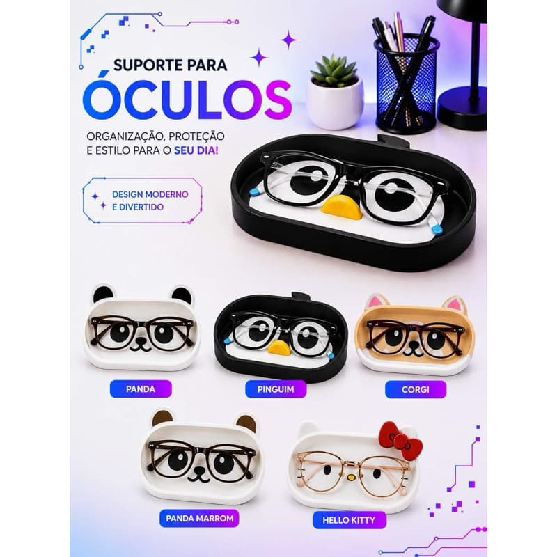 Suporte para Óculos Personalizados Fofos