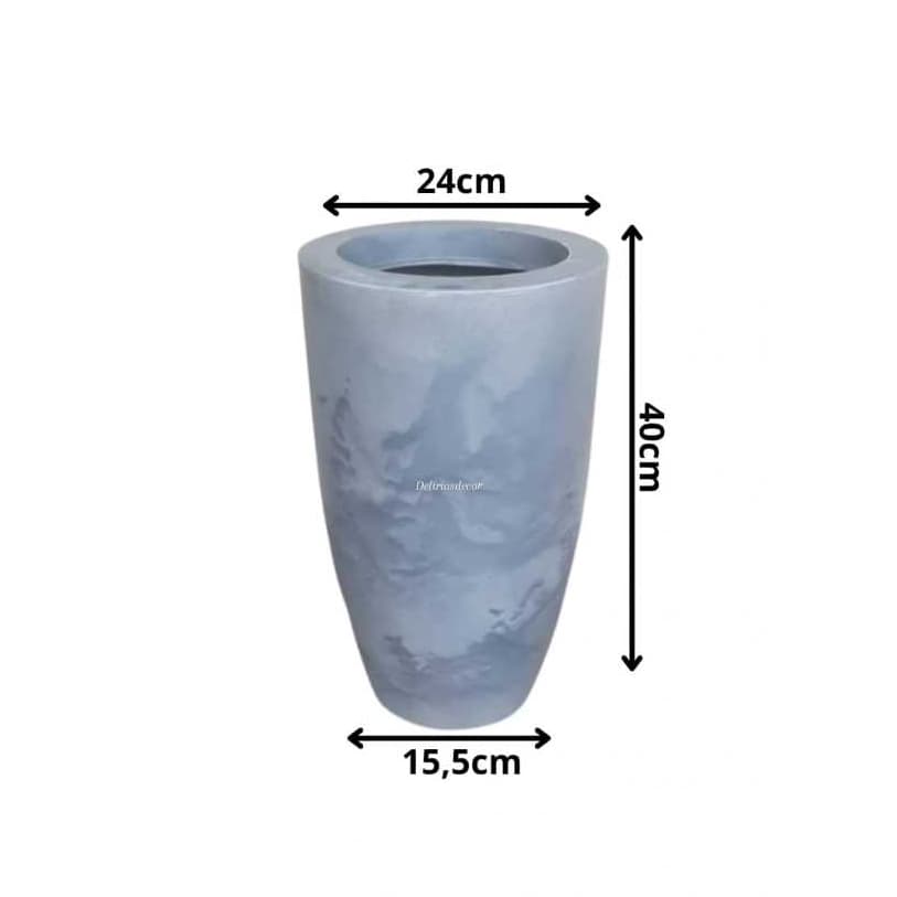 Vaso para  Plantas e flores naturais e artificiais , Decorativo  em Polietileno ,  Ibiza  Cód. 143
