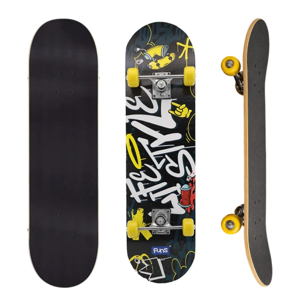 Skate infantil radical moderno 80 cm montado para crianças presentes natal aniversário