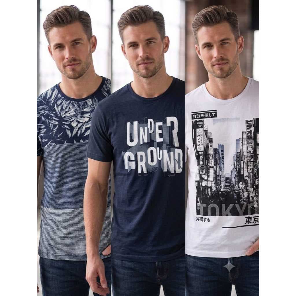 Kit Lote 10 Camisetas Masculinas Atacado - Com Pequenos Defeitos PEQUENAS Avarias Ótimo Custo-Benefício