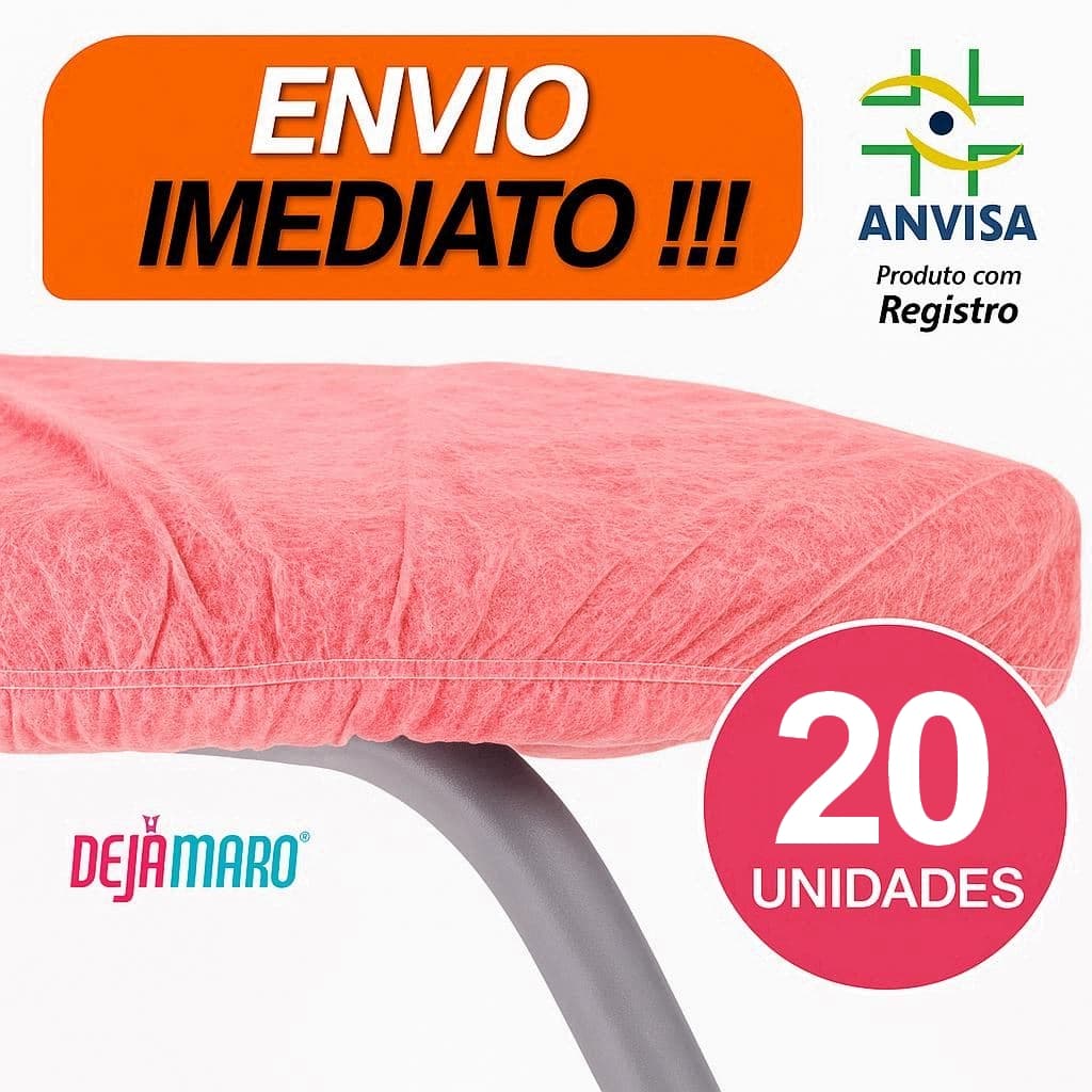 Kit Lençol Rosa Descartável 2,20x0,90 maca TNT com Registro Anvisa 30/20/10