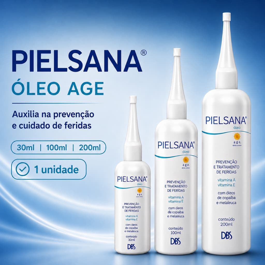 Óleo De Girassol AGE Pielsana Para Prevenção E Tratamento De Feridas