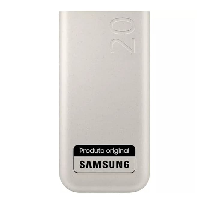 Carregador Portatil Samsung 3x USB-C 20000mAh Super Rapida 45W - Bege