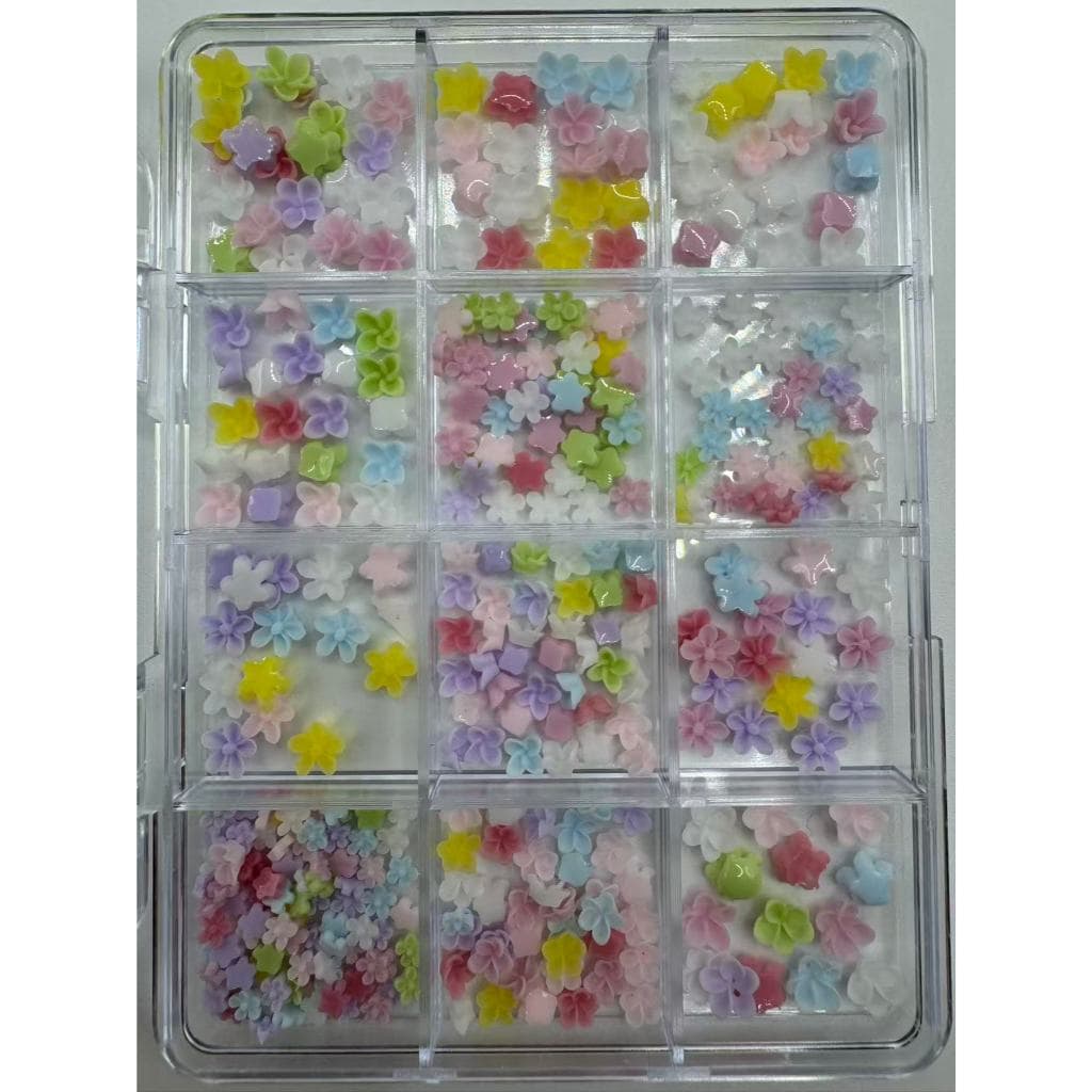 12 Grades 3D Arco Misto Encantos De Unhas Resina Vermelha Arcos Morango Pérola Amor Coração Arte Do Prego Liga Brilhante