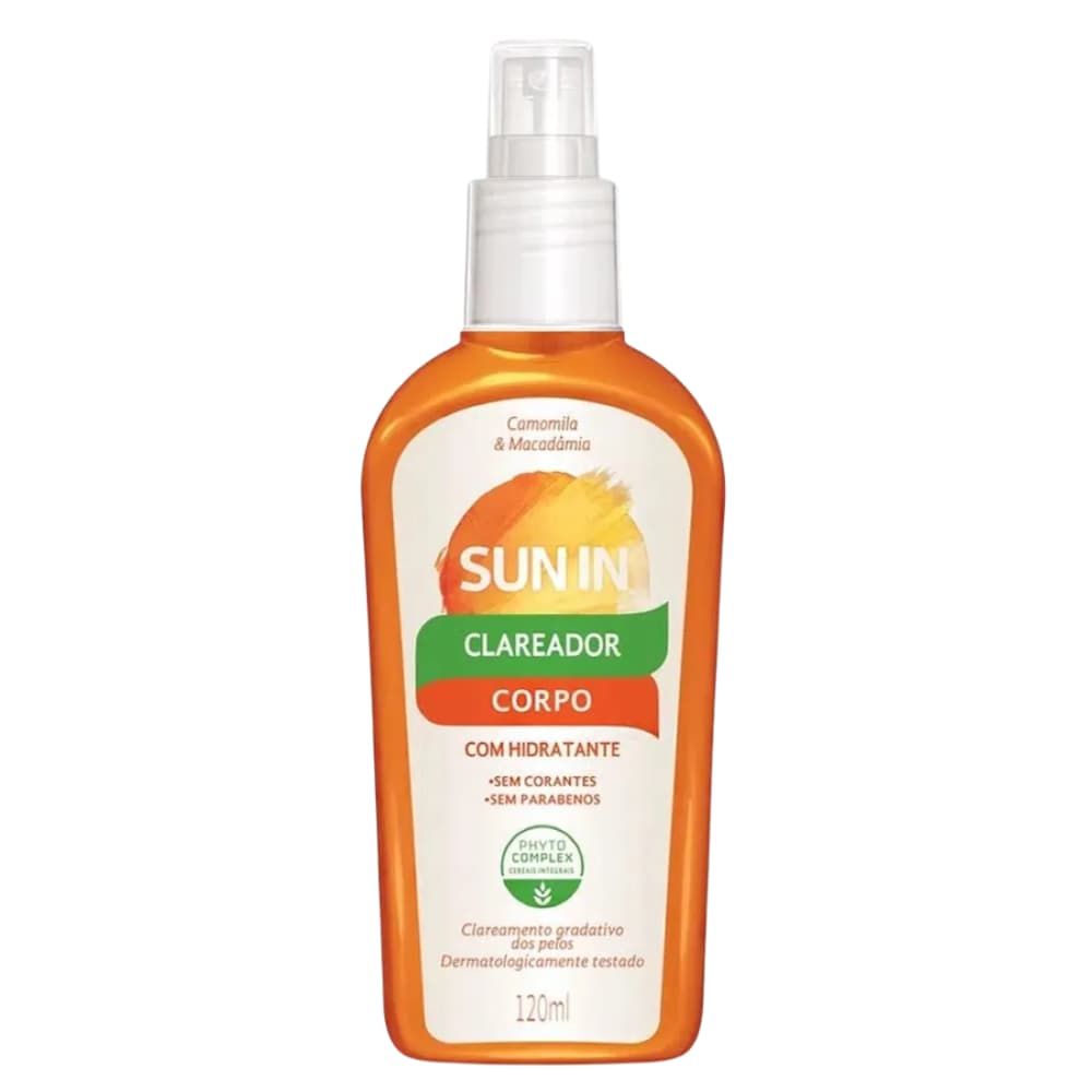 Sun In Clareador De Cabelos Com Hidratante Camomila 120ml