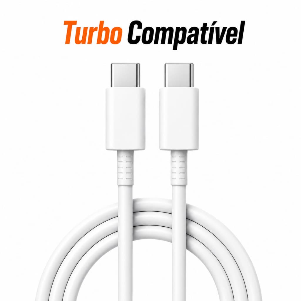 Cabo Carregador Tipo-C para Tipo-C Turbo 30W 1M  DUKE
