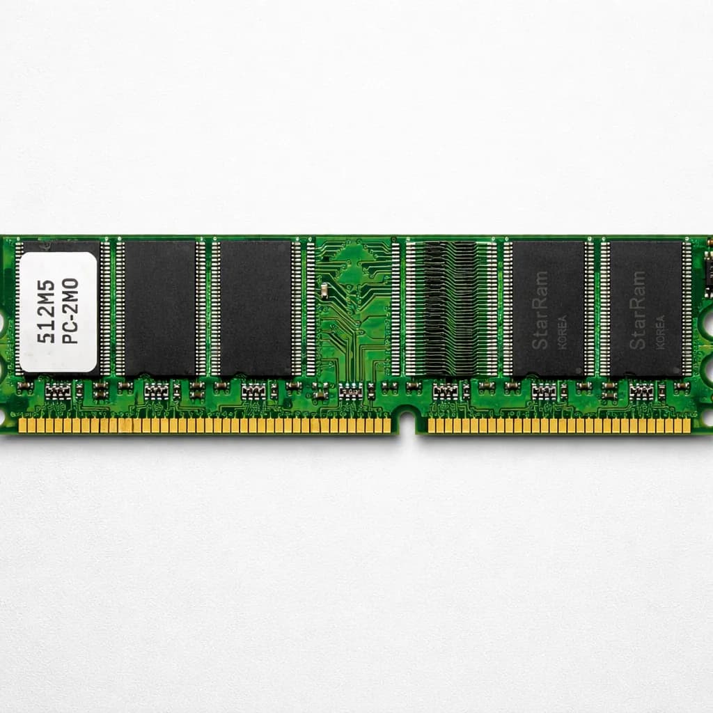 Memória RAM Original StarRam 512 MB DDR PC-2700 333 MHz para PC Desktop