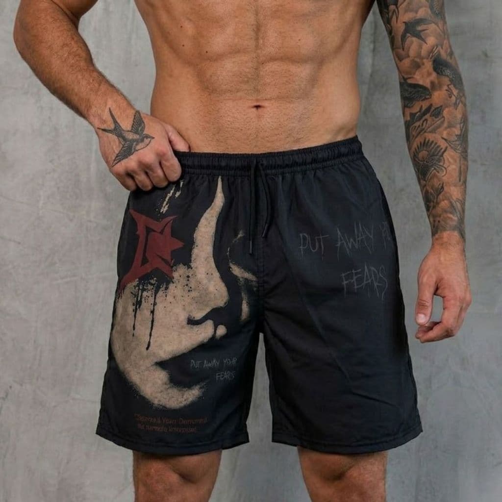 Bermuda Masculina Minimalista Tactel Com Elastano Academia Treino Dia a Dia Laeve