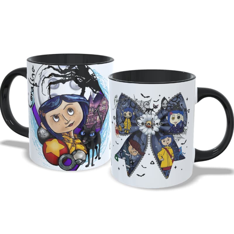 Caneca Coraline - Personalizado Com Seu Nome