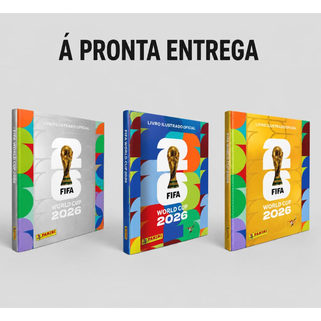 Álbum Copa Dourado, Prata ou Tradicional Capa Dura Copa 2026 FIFA