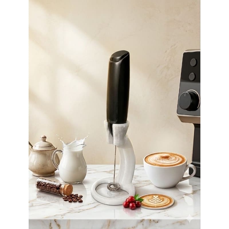 Suporte Base de Apoio para Espumador de Leite / Mixer Elétrico Portátil