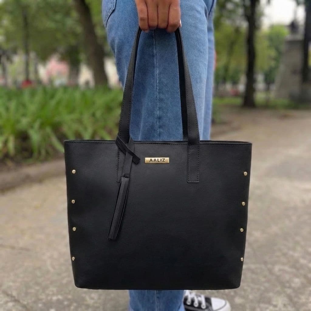 Bolsa Sacola  Feminina Couro Sintetico Dia a Dia Elegante Alça de Ombro