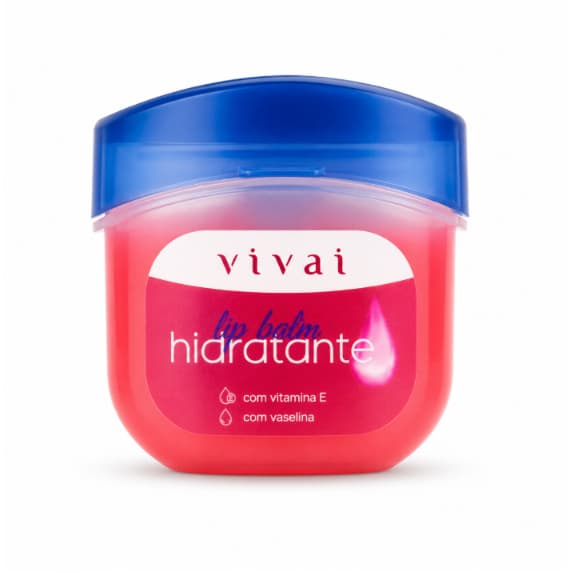 Lip Balm Hidradante Vivai Dupe Vaseline Lip Therapy Bálsamo