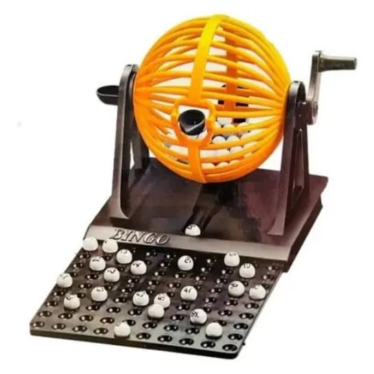 Jogo Bingo Dm Toys Interativo 12 Cartelas Globo 90 Bolinhas Plástico