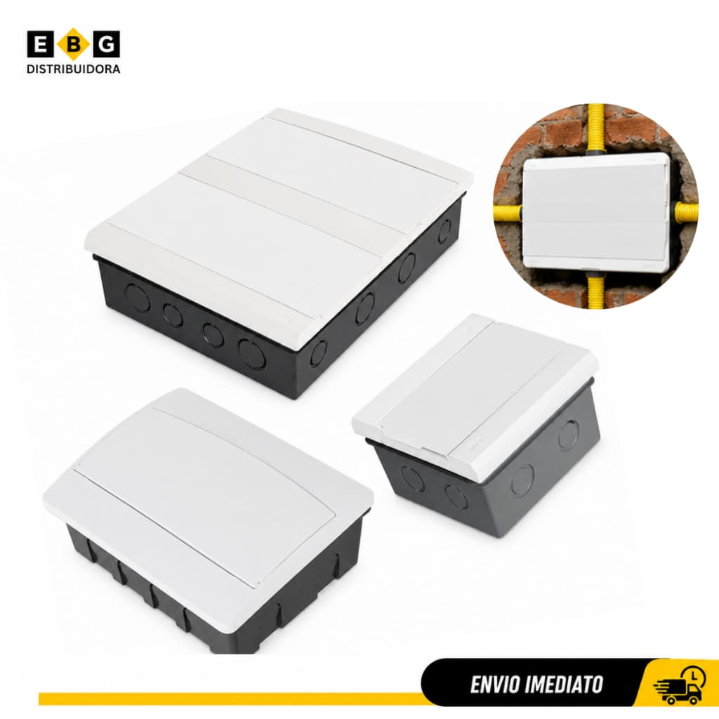 Centrinho Quadro Caixa de Distribuição 3/4 6/8 12/16 Disjuntores Centrinho De Embutir - Promoção