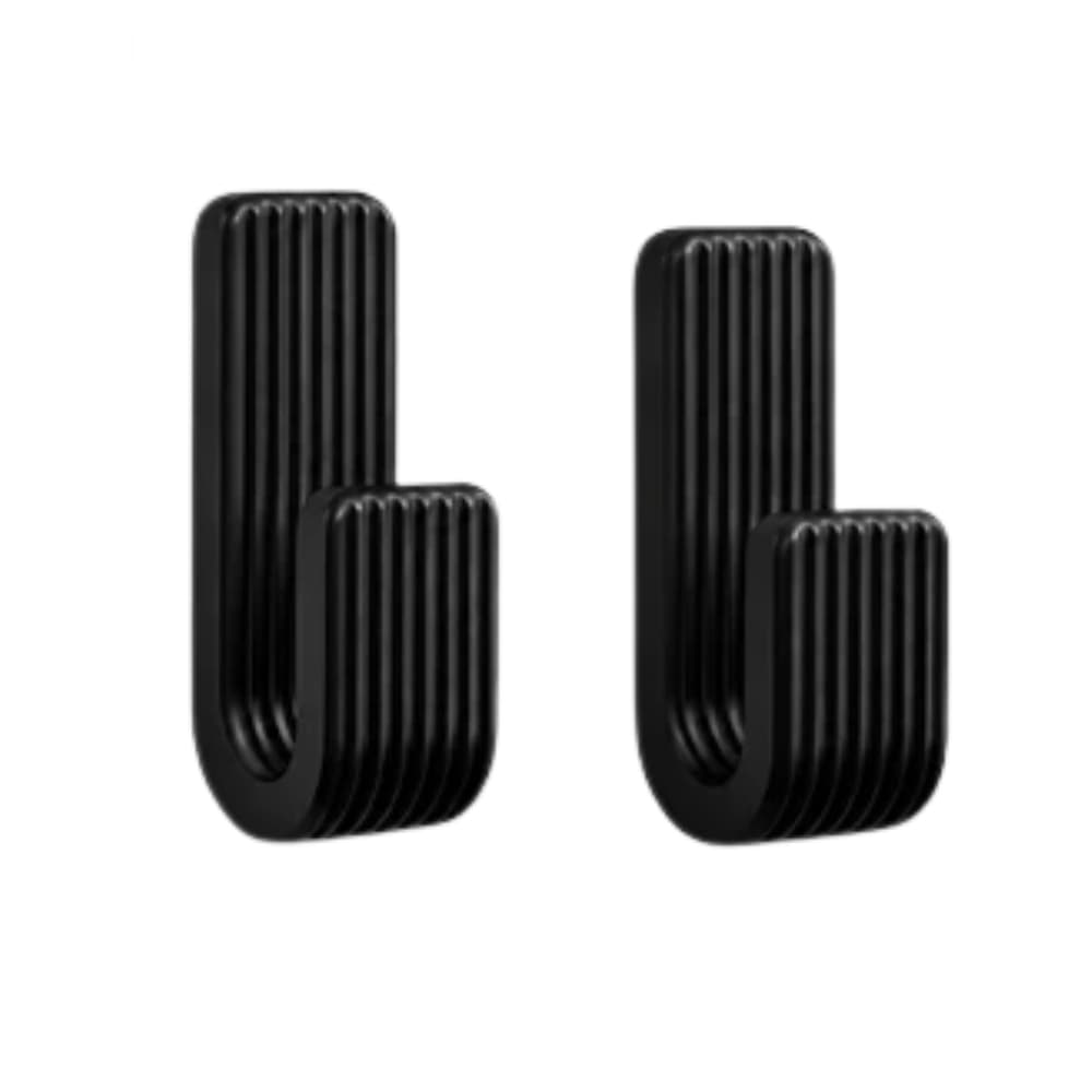 Kit Com Ganchos Toalheiro de Parede Cabide Moderno Minimalista Para Banheiro Cozinha