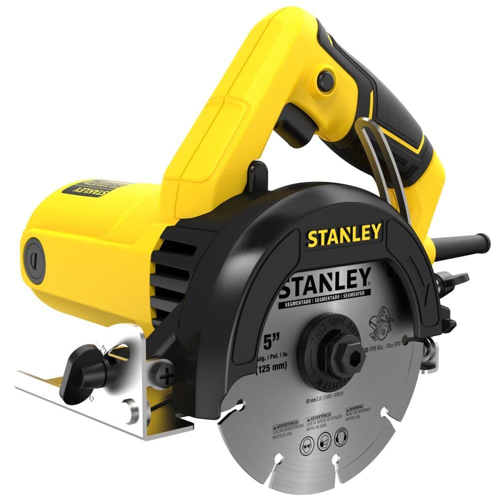 Serra Mármore STANLEY SPT116A 125mm 1350W Com 2 Discos 110V e 220V