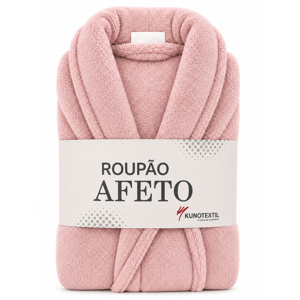 Roupão Plush Microfibra -  Unissex Adulto - Manga Longa - Toque Macio.