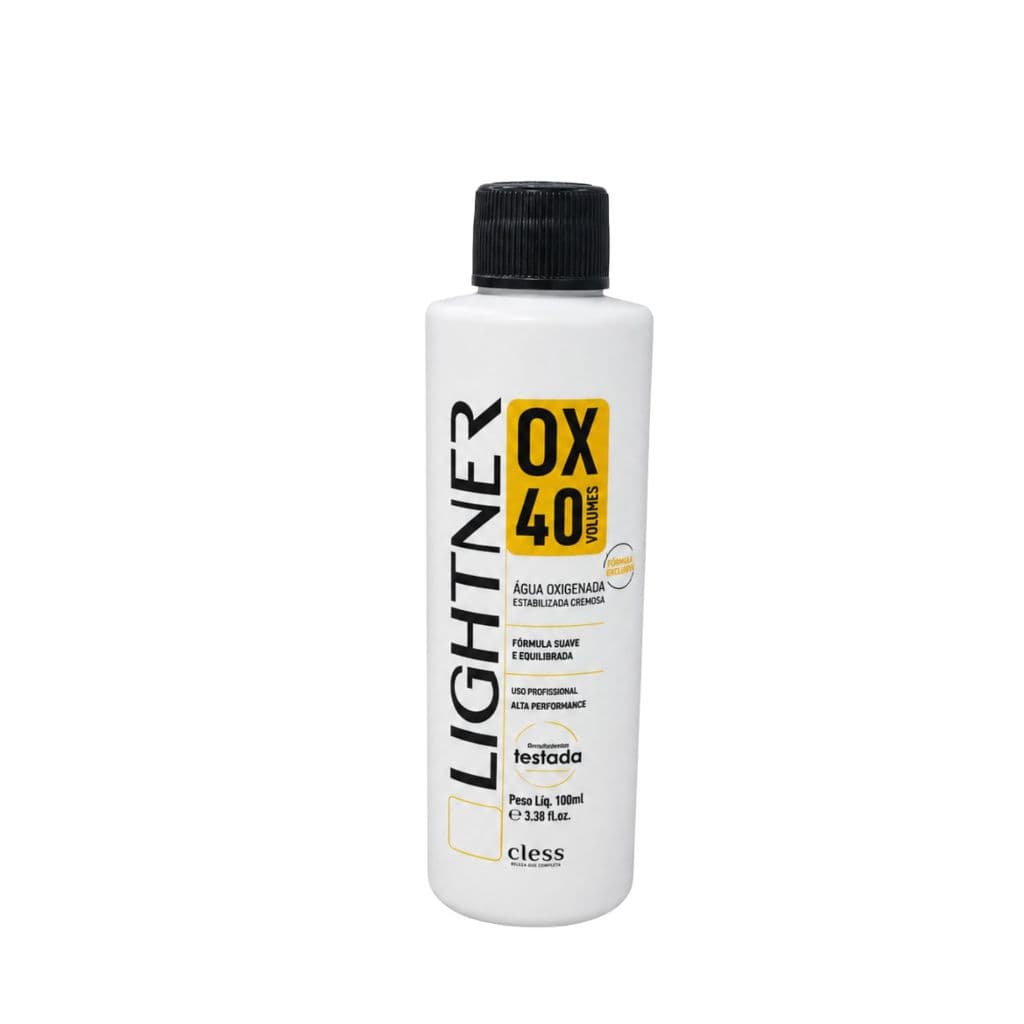 Água Oxigenada Lightner 40 volumes 100ml - Cless