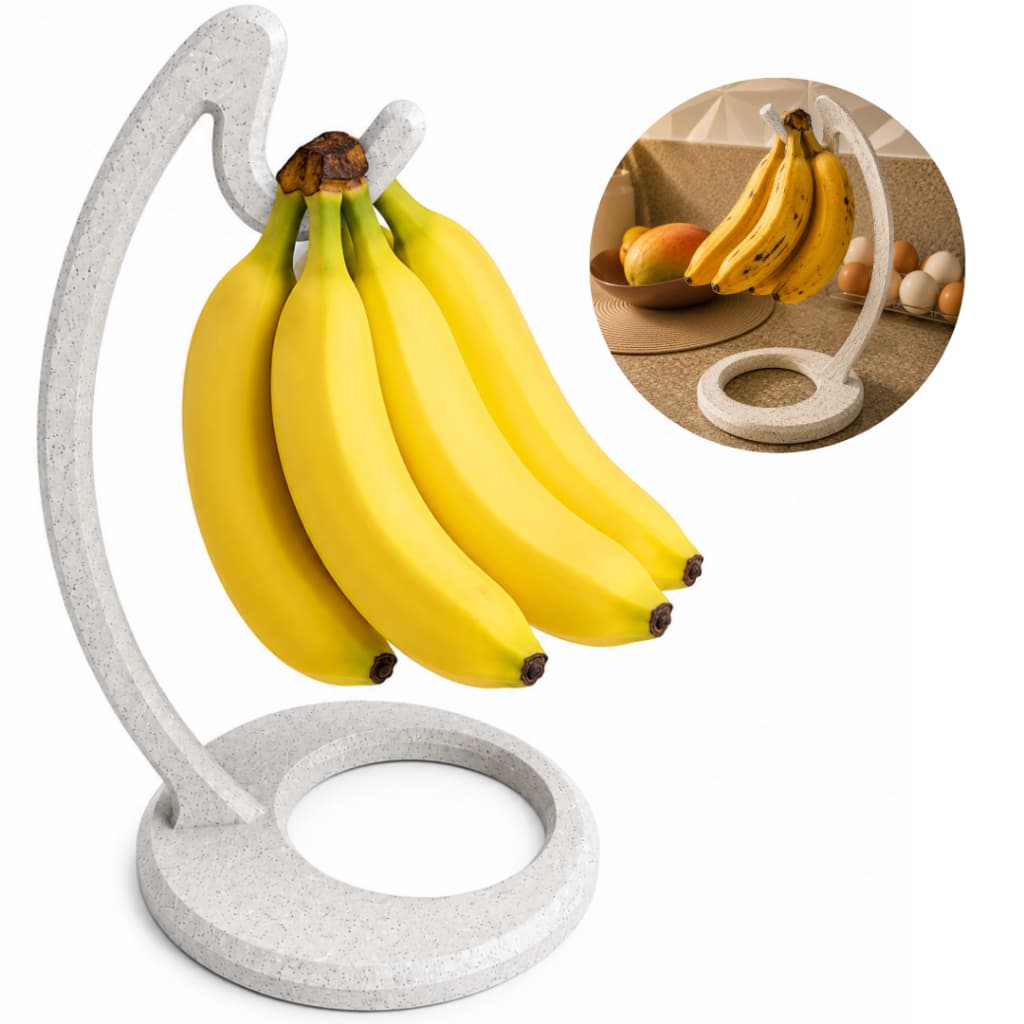 Suporte Mesa Fruteira Gancho para Pendurar Bananas Multiuso