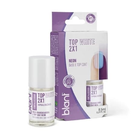 Linha de tratamento Blant Top White 2x1 (Neon Base e Top Coat)
