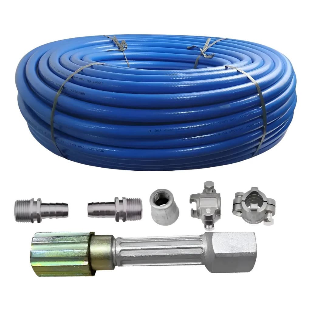 Kit Mangueira 12 Metros + Conexão Lava Rápido Com Conectores