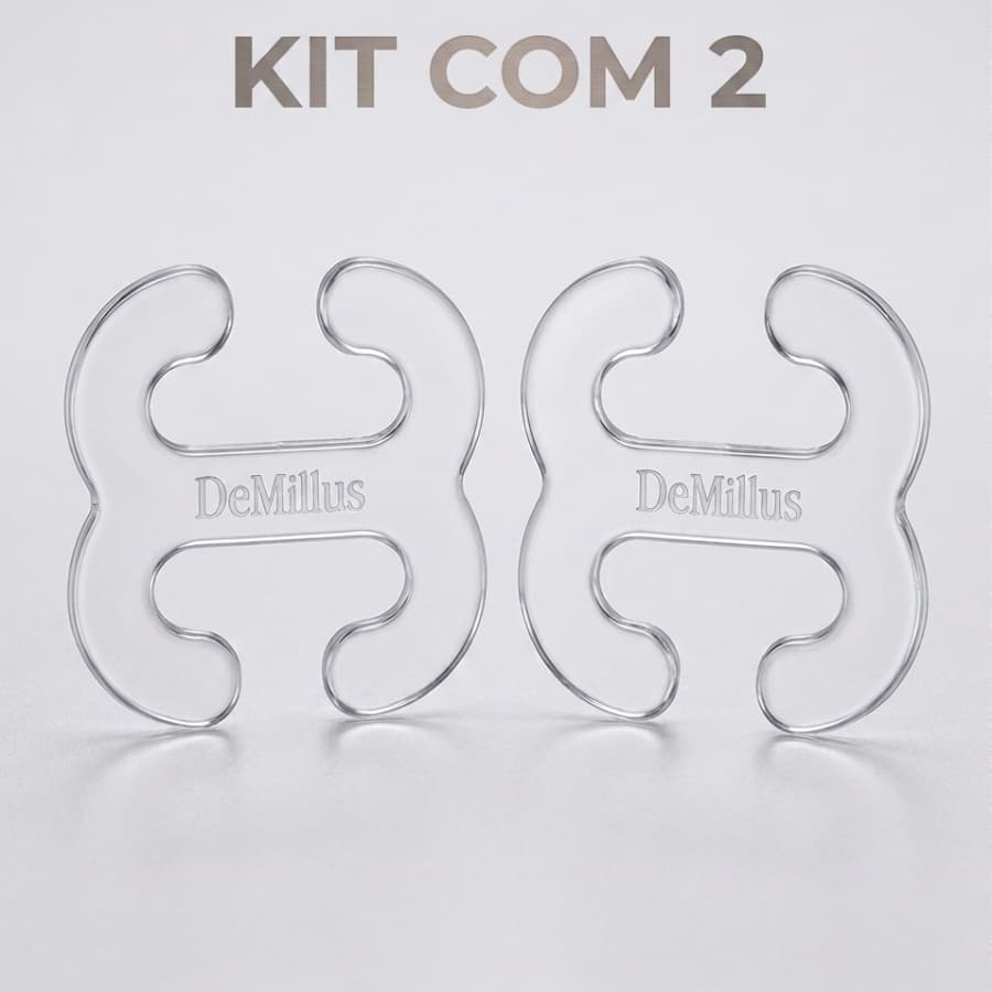 Kit 2 Clip Magic Up DeMillus Original Transparente – Levanta os Seios e Esconde as Alças