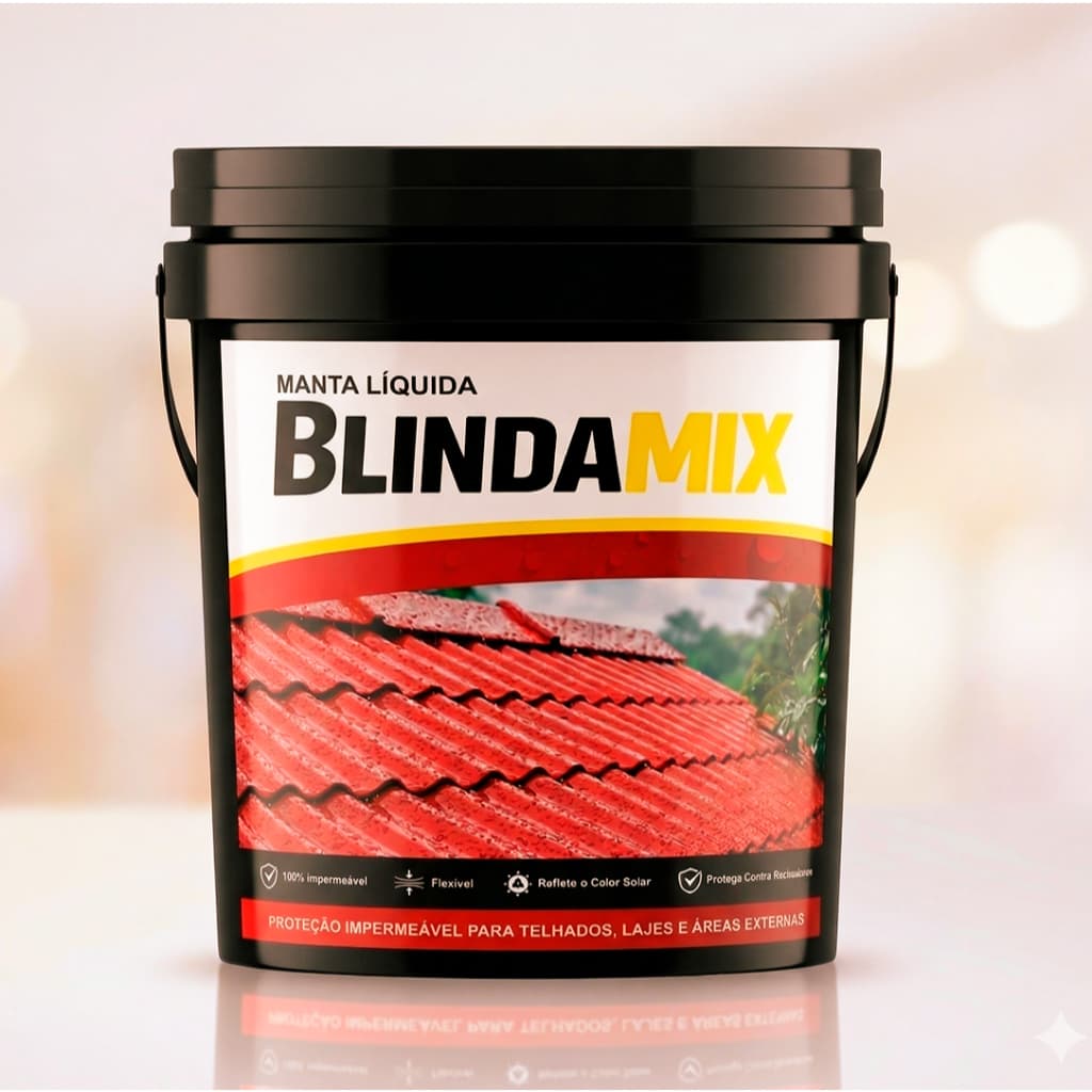 Tinta Borracha 18/12/3,6kg Líquida Reboco  Laje  Paredes Super Proteção Impermeável Envio 24Hrs -VC