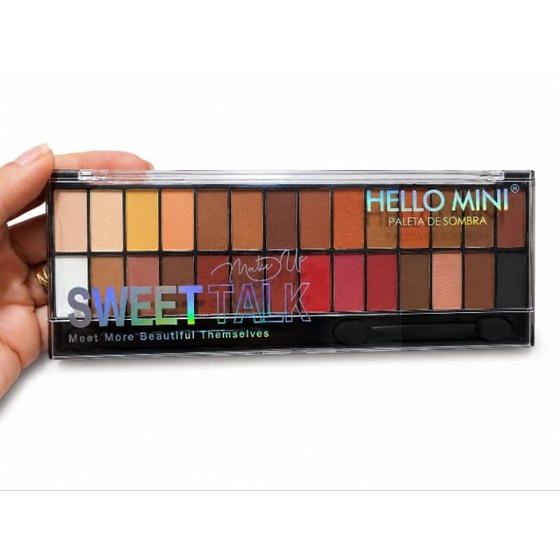 Hello Mini Paleta de Sombra Sweet Talk 28 Cores
