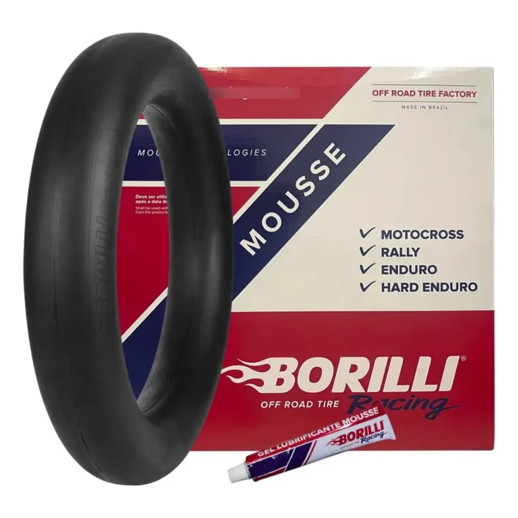 Mousse BORILLI Moto Trilha Hard Enduro 120 100 18/90 100 21/110 100 18/140 80 18/90 90 21/80 100 21