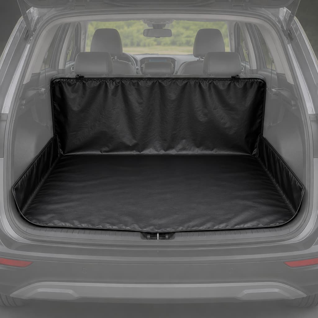 Capa Porta Malas Impermeável para Carro Viagem Transportar Cachorro Pet Couro