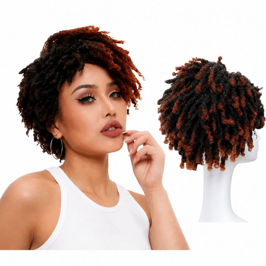Peruca Lace Wig Orgânica Premium 35cm