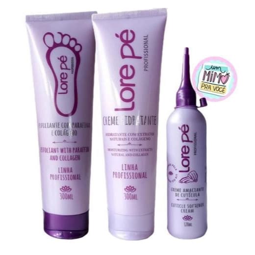 Hidratante Esfoliante Lore Pé – Parafina + Colágeno para Pés