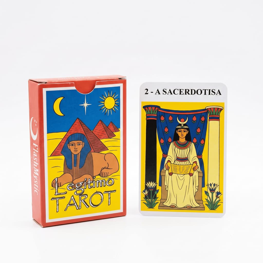 Baralho Tarô Legítimo Tarot Egípcio 40 Cartas c/ Manual
