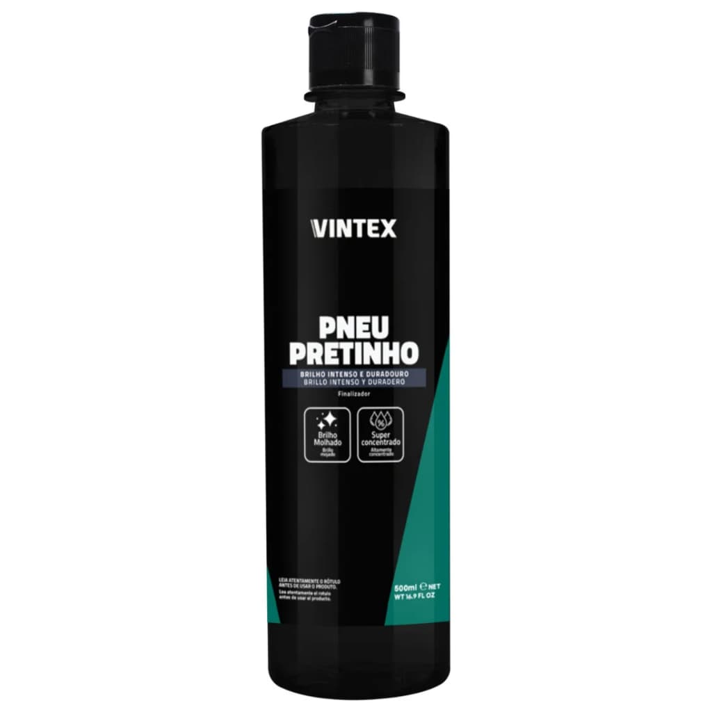 Pneu Pretinho Brilha Pneus Carro Moto 500ml Vonixx