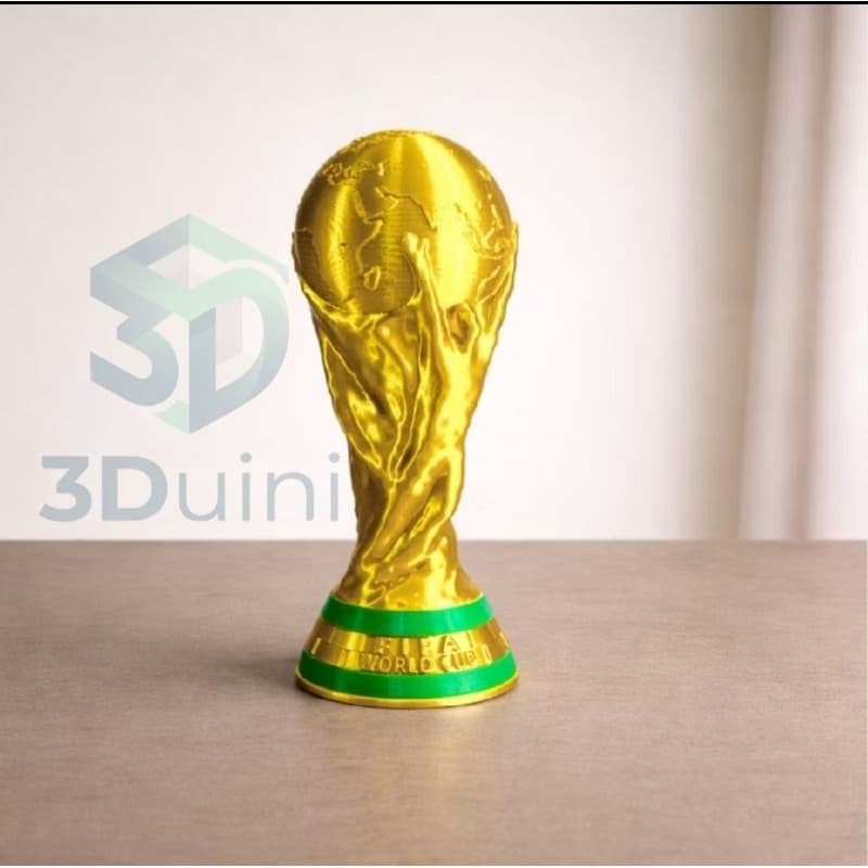Réplica Taça Copa do Mundo FIFA 20cm – Impressão 3D • Decoração Futebol • Presente Criativo