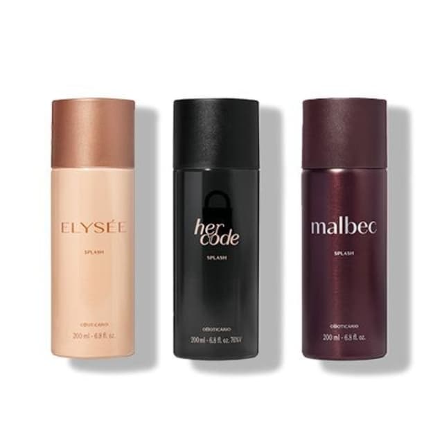 Her Code ou Elysée Body Splash O Boticário 200 ml ( Escolha o seu preferido )