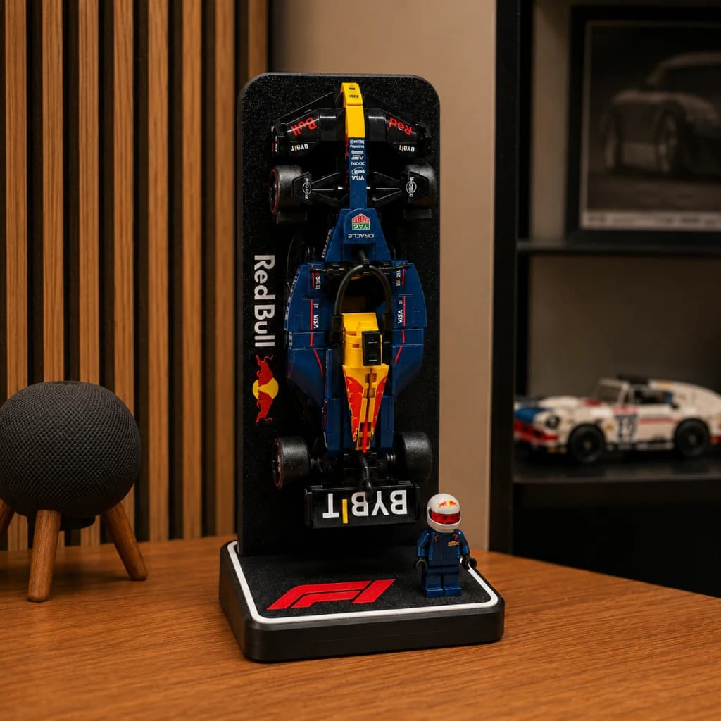Suporte Speed Champions Lego - Red Bull RB20 - Luxo