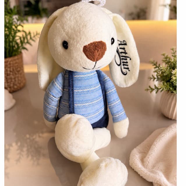 Coelho orelhas longas para crianças brinquedo pelúcia bebê companheiro naninha presente páscoa criança coelha boneca