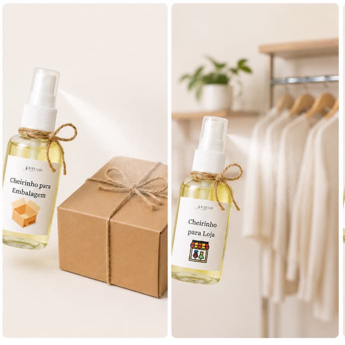 Kit 2 Cheirinho para Embalagem + Roupas 30ml| Perfume para embalagem papel | Aroma| Essência| Intensy Aromas