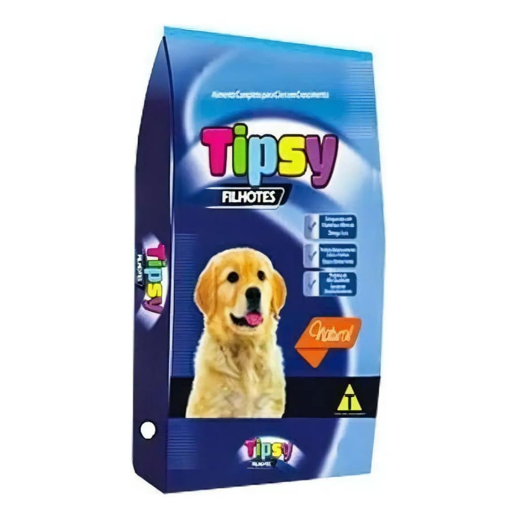 Ração Tipsy Filhotes Natural 10kg Cães Pequenos E Médio Barata