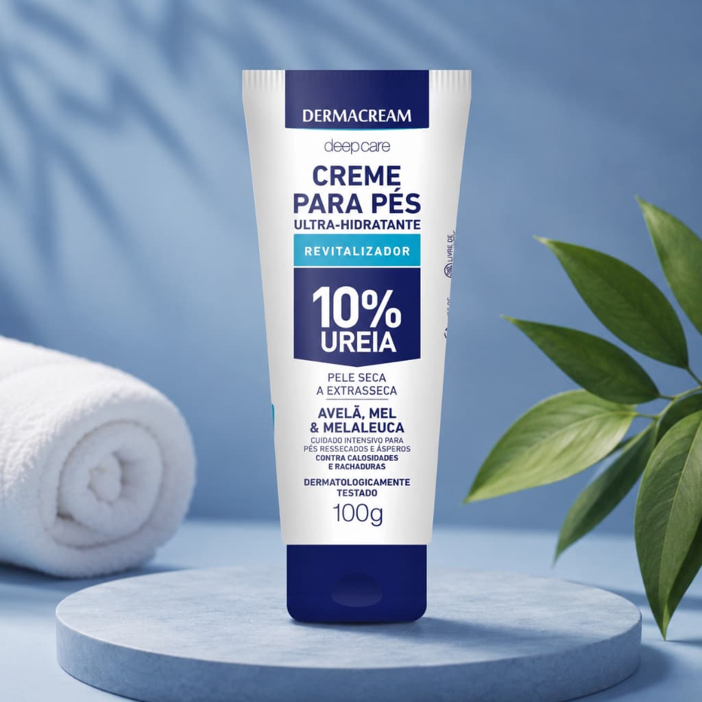 Creme Para Os Pés Dermacream Ultra-Hidratante 10% Ureia 100g