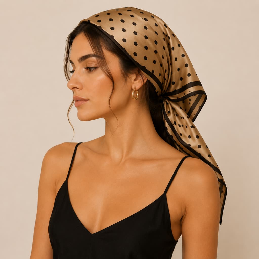 Lenço de Cetim Quadrado 90x90 Diversos Grande Luxo Feminino Não desbota