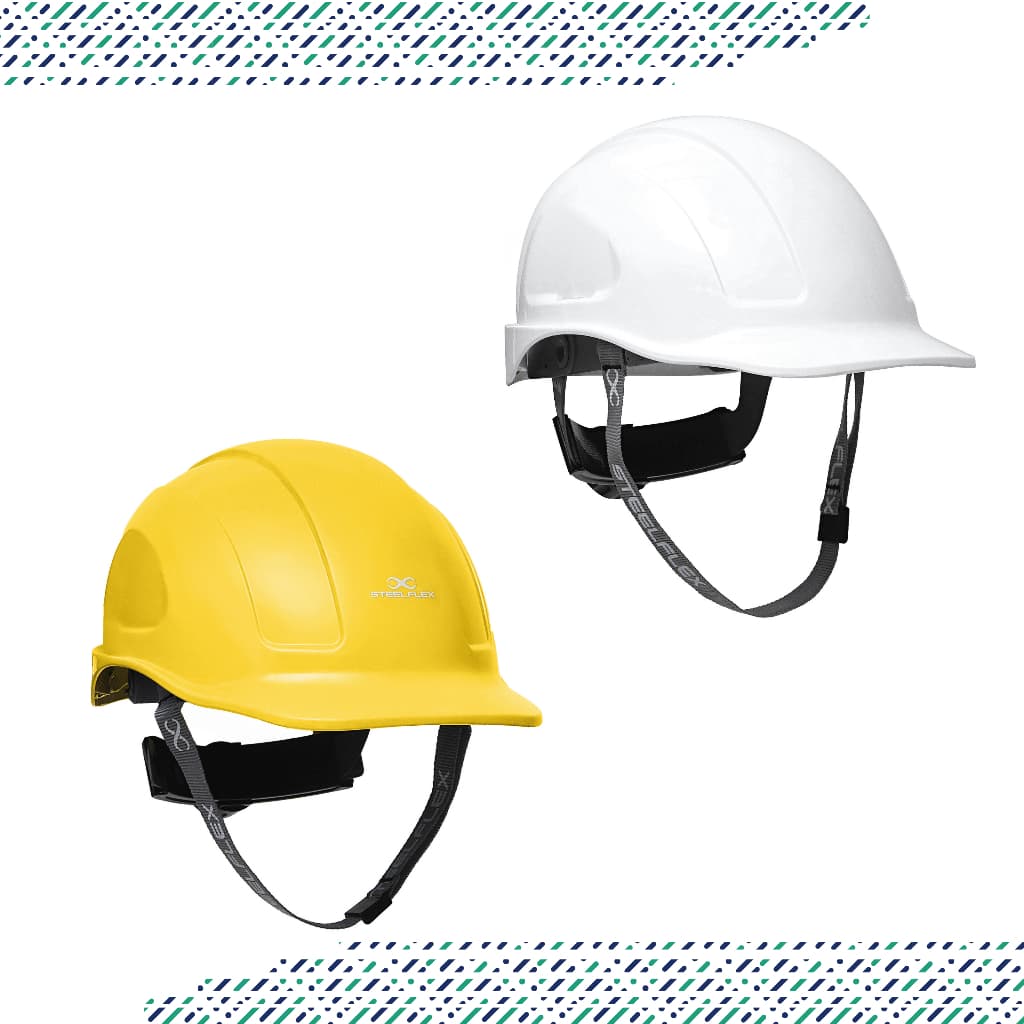 Capacete de Segurança Steelflex Turtle Catraca Jugular Classe E Epi de Proteção Obra Eletricista