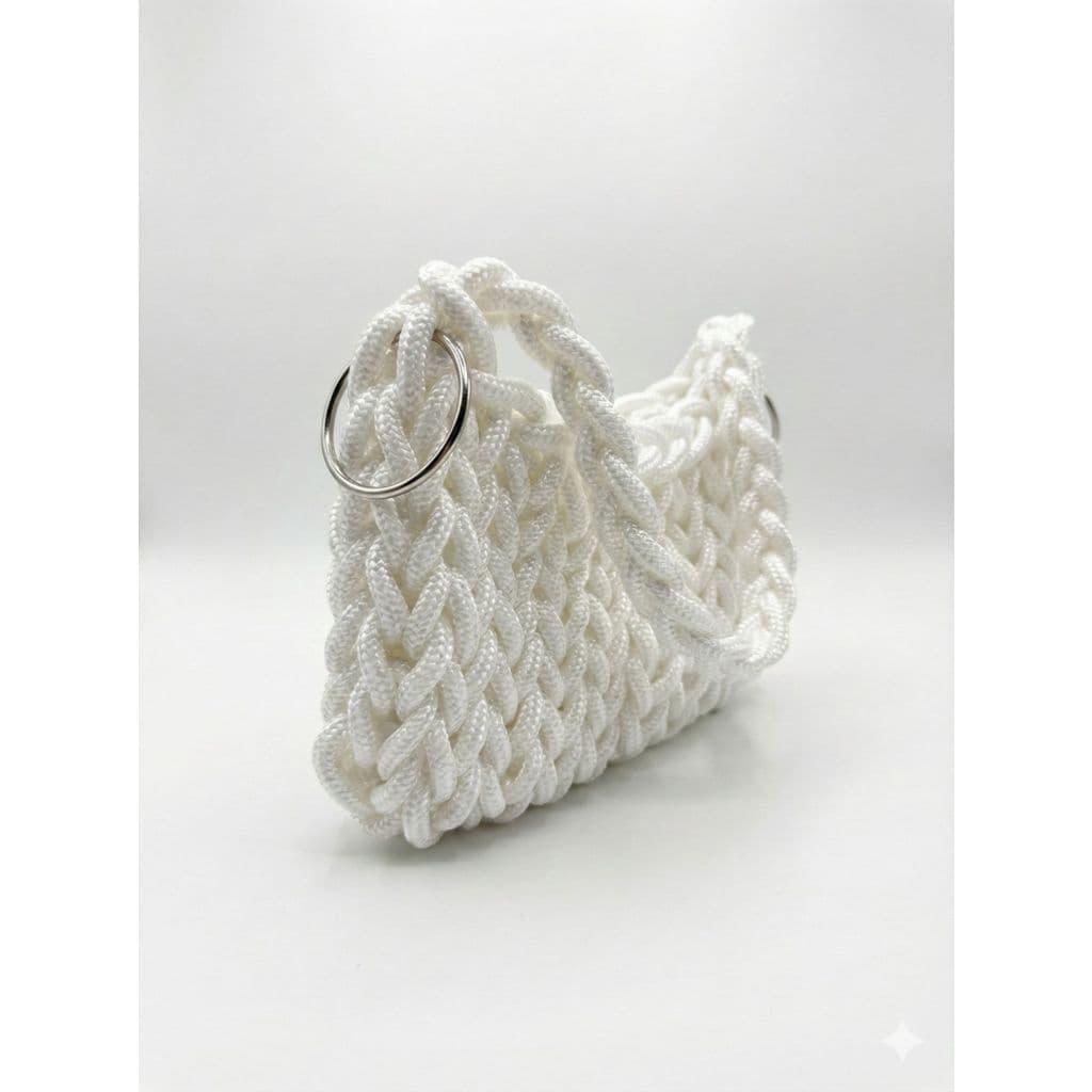 Bolsa Handmade Casual feita com Corda Náutica - Bolsa Artesanal - Edição Limitada - Festas