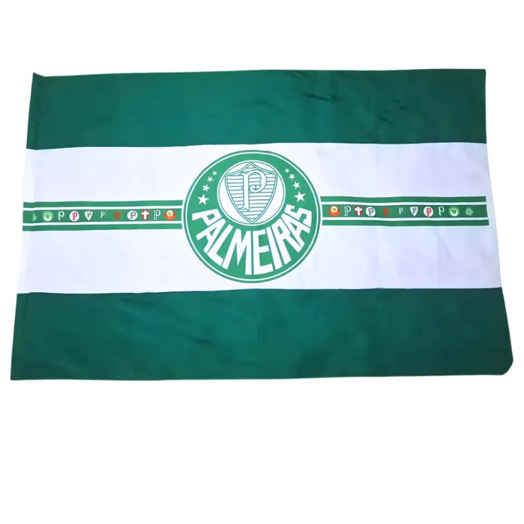 Bandeira Do Palmeiras Verde E Branco Verdão Alviverde  1,00 x 1,50 cm - Envio Imediato
